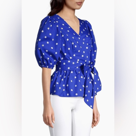 Lilly Pulitzer Kara Cotton Wrap Top - Picture 16 of 17